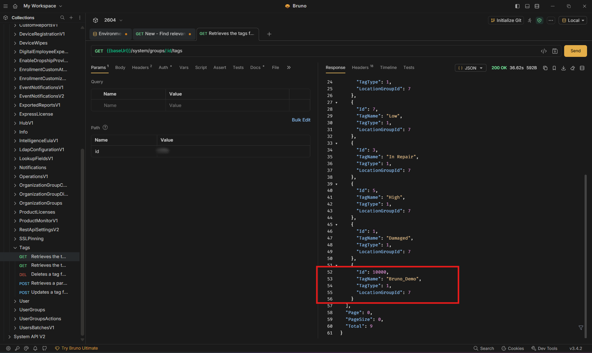 Get tag based on OG example