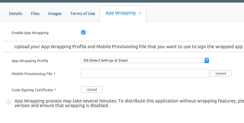 App Wrapping