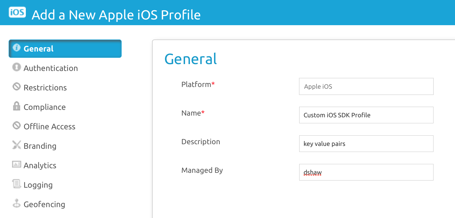 General Settings